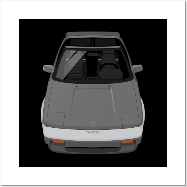 MR2 SC 1st gen W10 - Grey and White Wall Art by jdmart